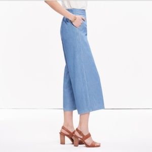 Madewell pull-on crop pants